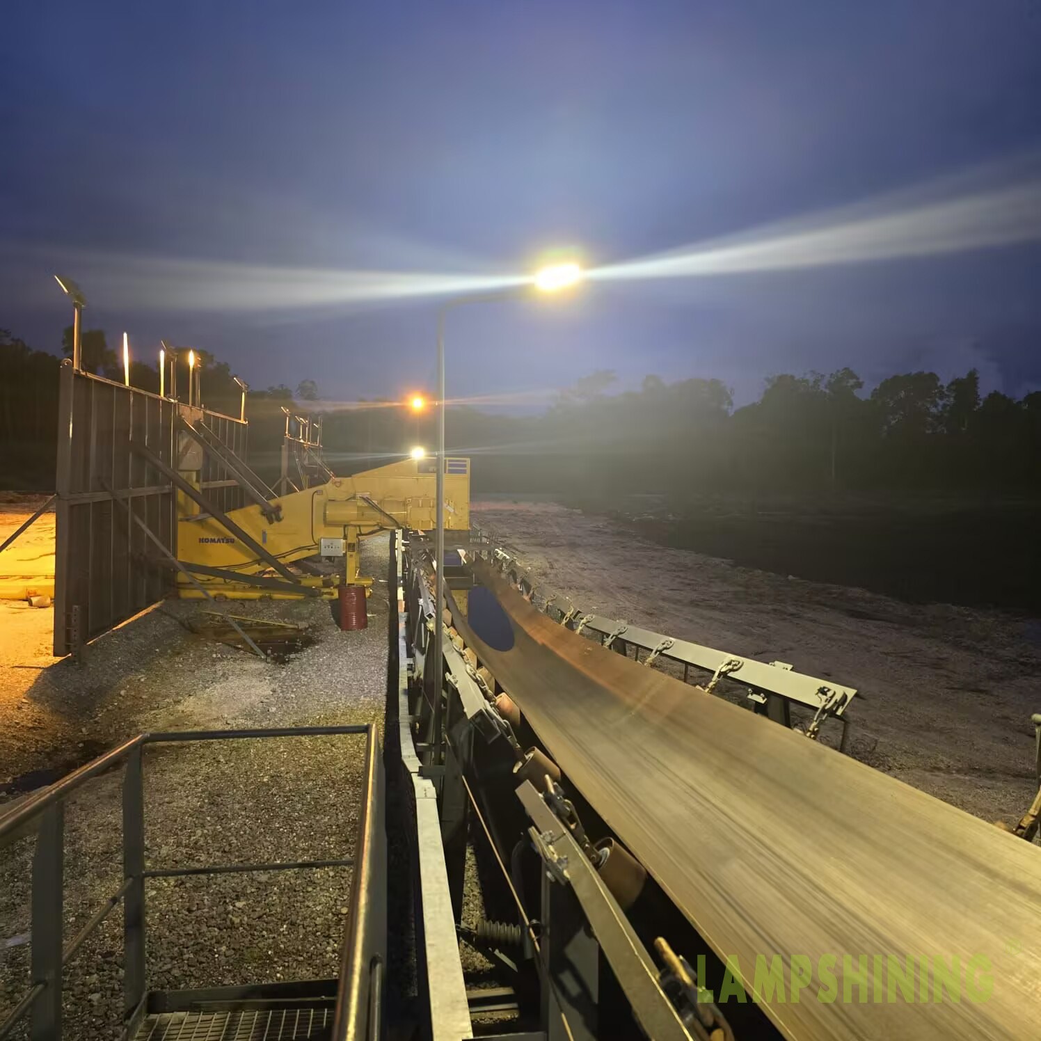 Mine Conveyor Lighting in Indonesia -LED conveyor lights 62W