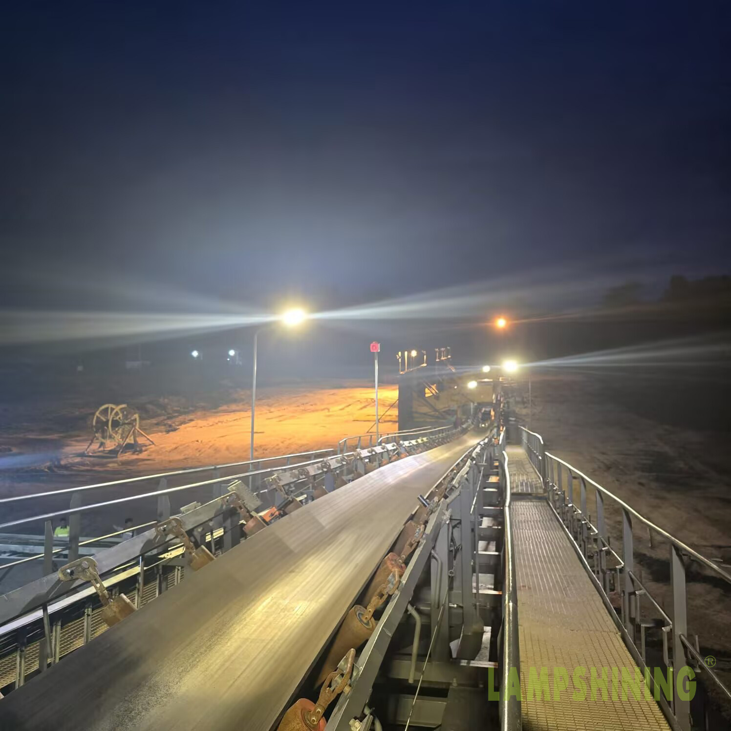 Mine Conveyor Lighting in Indonesia -LED conveyor lights 62W