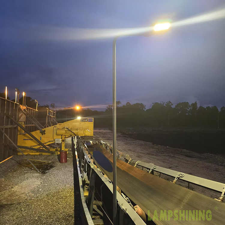 Mine Conveyor Lighting in Indonesia -LED conveyor lights 62W