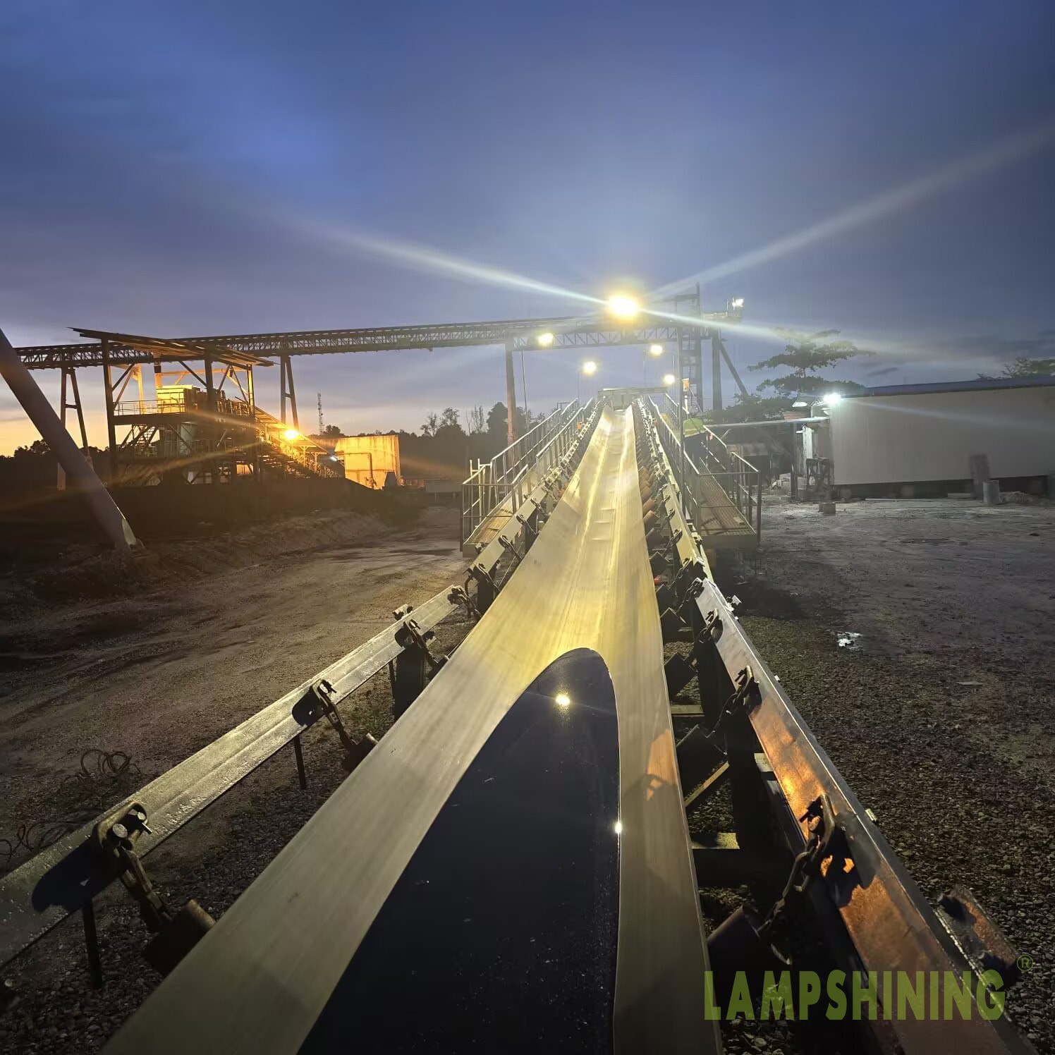 Mine Conveyor Lighting in Indonesia -LED conveyor lights 62W