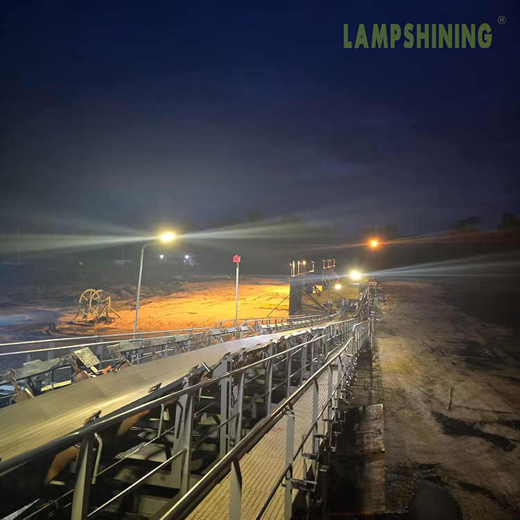 Mine Conveyor Lighting in Indonesia -LED conveyor lights 62W