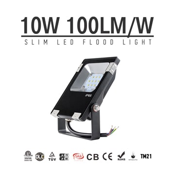 10W LED Flood Light Fixtures 1300Lm Waterproof CE RoHS SAA Ctick 