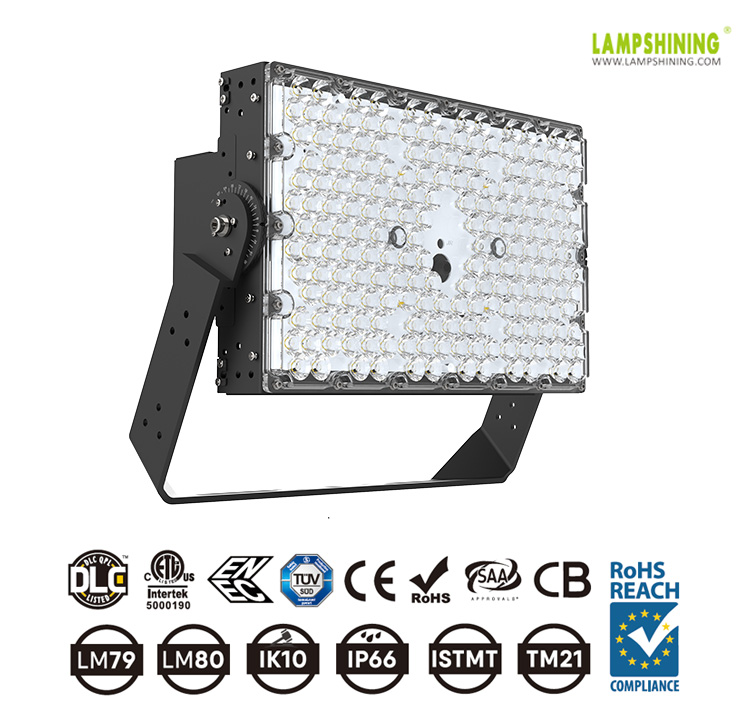 400W Ultra LED High Mast Lights,Crane LED Safety Lighting, Less Glare Light, 180Lm/w