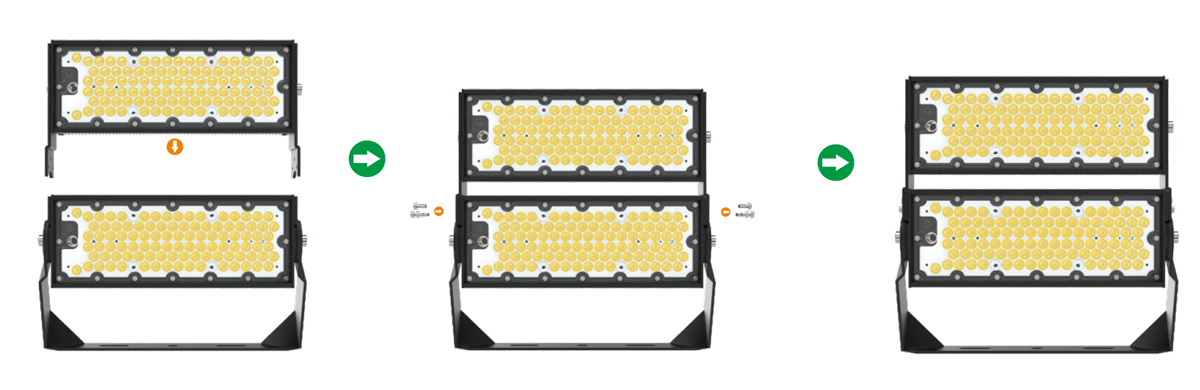 Plus led high mast lights 300w 400w 480w