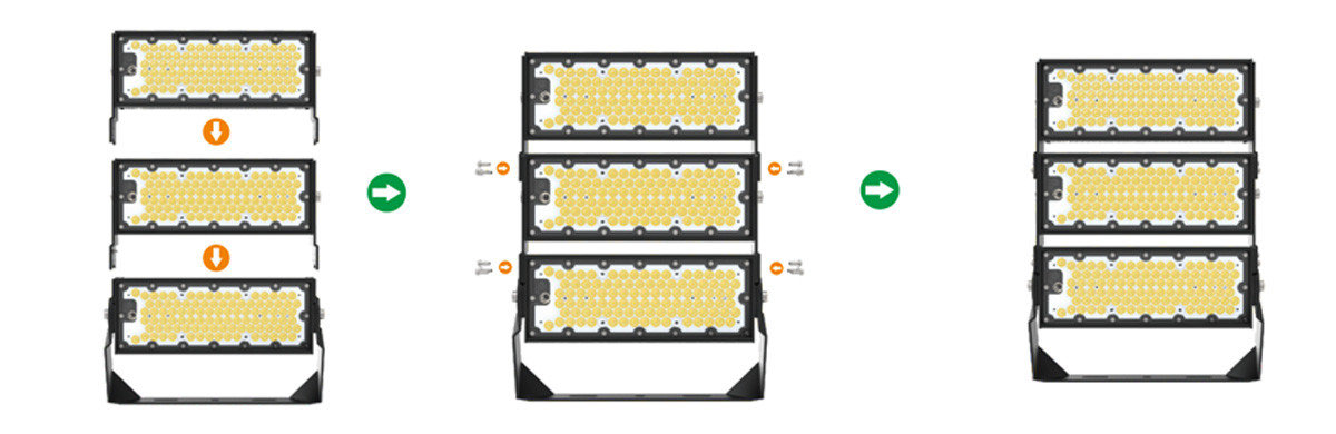 Plus led high mast lights 450w 600w 720w