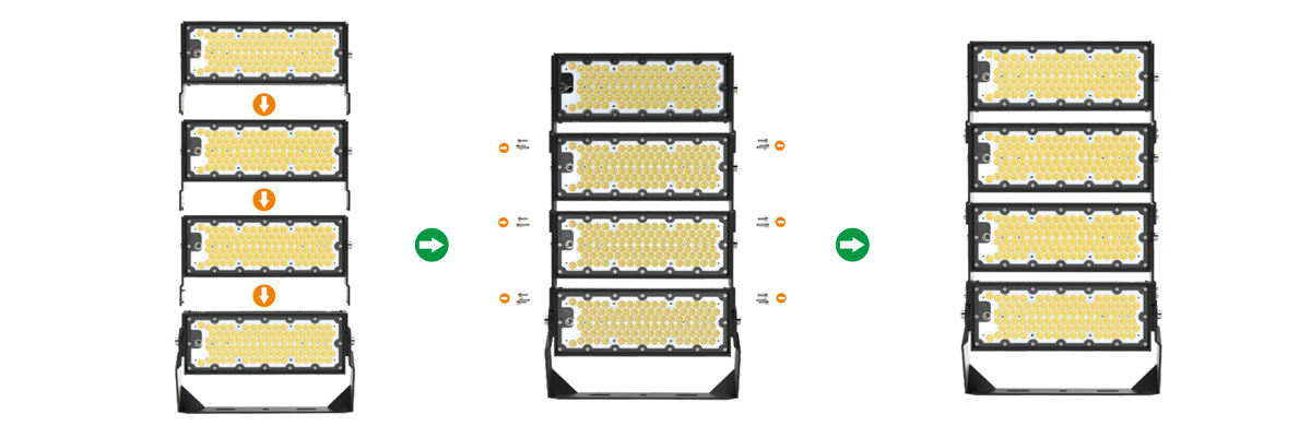 Plus led high mast lights 600w 800w 960w