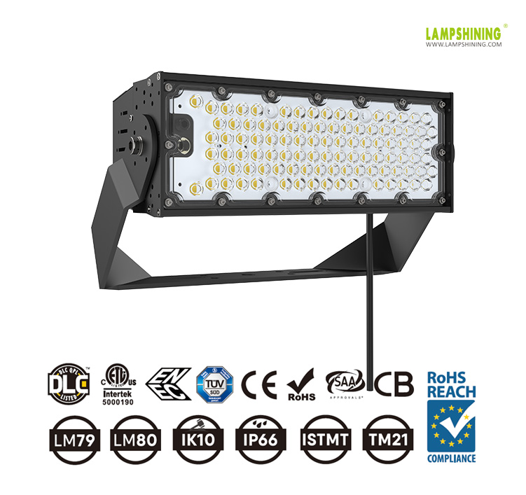 150W 200W 240W Ultra LED High Mast Light 180Lm/w